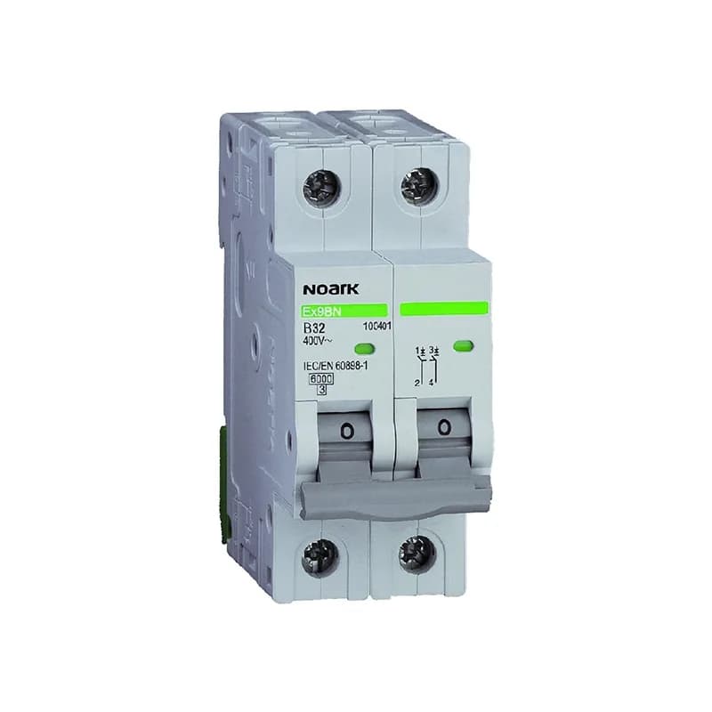 Miniature circuit breaker 6 kA, B-characteristic, 10 A, 2-pole