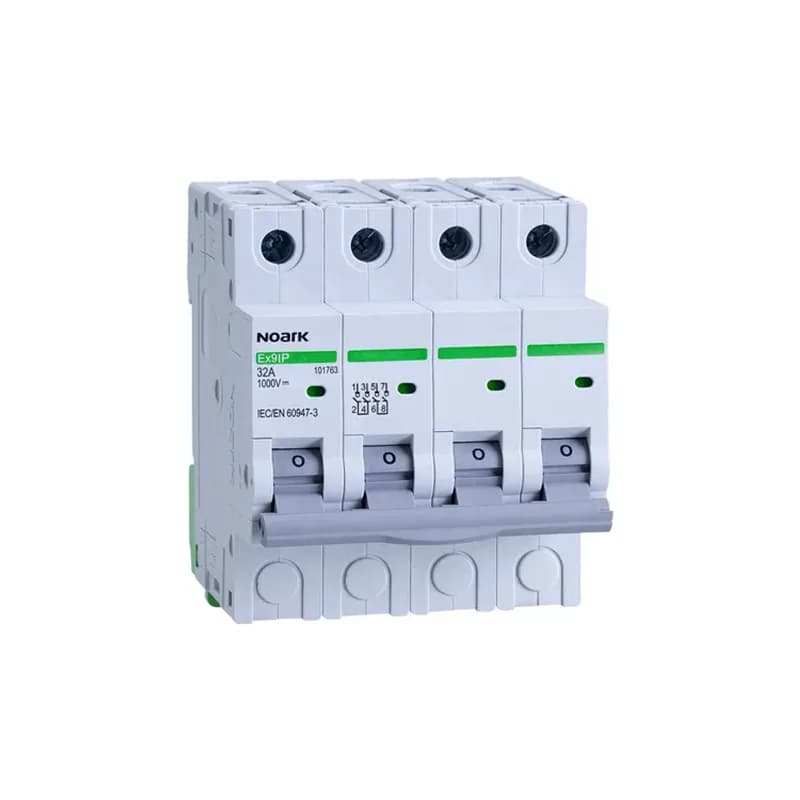 DC Isolator Switch for PV Applications, 4 Modules Wide, 4-Pole, 50A, 1000V DC