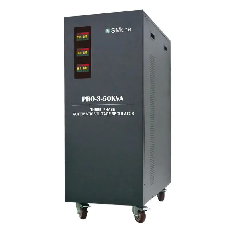 Stabilizator napięcia z serworegulatorem, trójfazowy, 50kVA