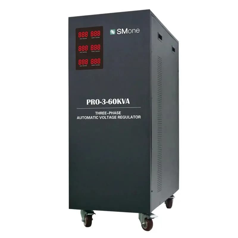 Stabilizator napięcia z serworegulatorem, trójfazowy, 60kVA