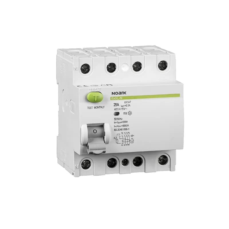 Residual current circuit breaker RCD, Icn=6kA, 4-pole, In=40A, I?n=30mA, type A