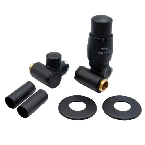Zestaw termostatyczny Vario Term AIGS0224CFKP(PEX) Integra All In One Prawy czarny mat