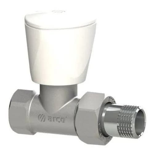 TEIDE PLUS zawór grzejnikowy prosty, 12GZ x 12GW, chromowany ARCO 503265