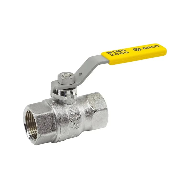 MINO zawór kulowy gazowy, 34GW x 34GW, uchwyt rączka ARCO P0103