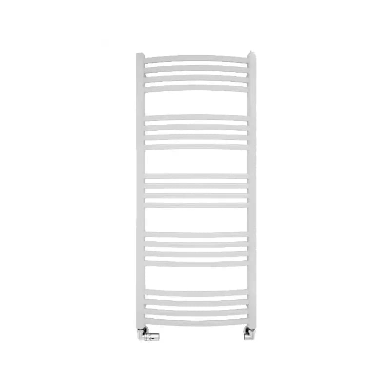 Grzejnik łazienkowy LENA 900x436 biały RAL 9016 351W podł. dolne TERMA WGLEN090043K916SX