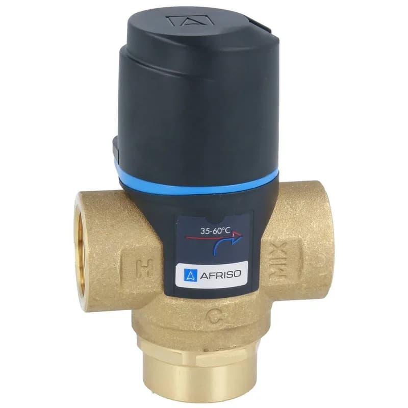 Termostatyczny zawór mieszający ATM 331, DN20, Rp34, 20÷43°C, Kvs 1,6 m3h AFRISO 1233110