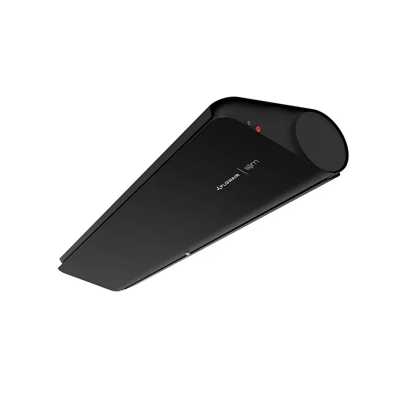 SLIM E-100 Kurtyna drzwiowa elektryczna czarna (RAL9005) o długości 1,0 m FLOWAIR 56205