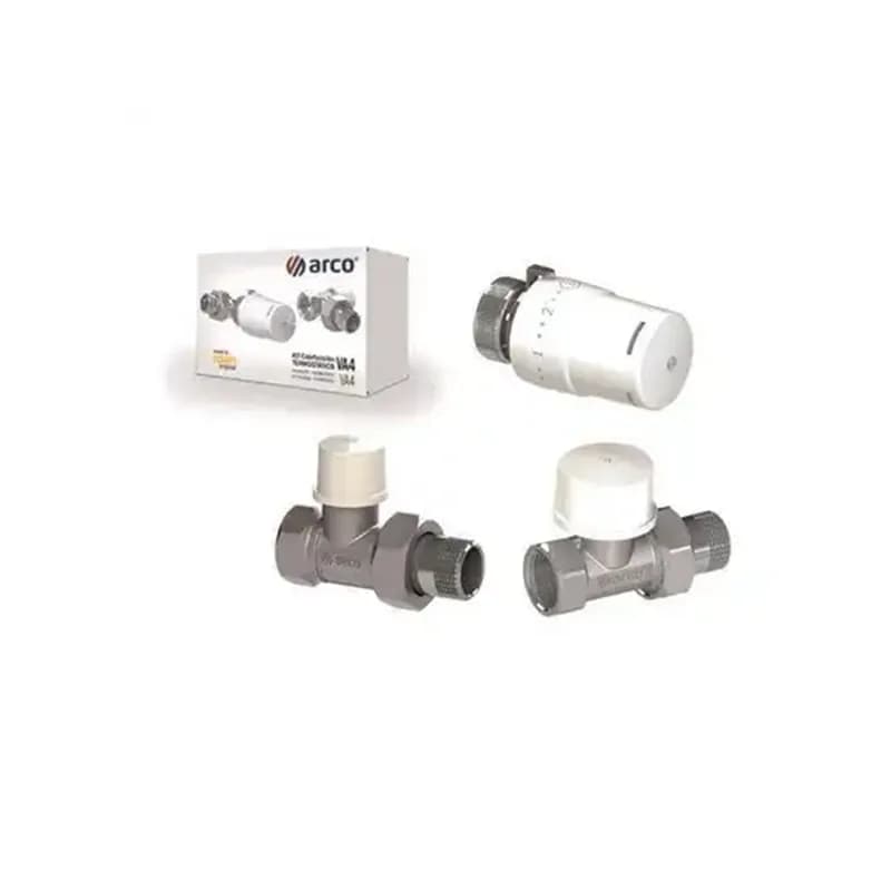 TEIDE TERMO PLUS zestaw zaworów prostych, 1/2GW, głowica termostatyczna M30 (501285+880040+507265) ARCO KCT02