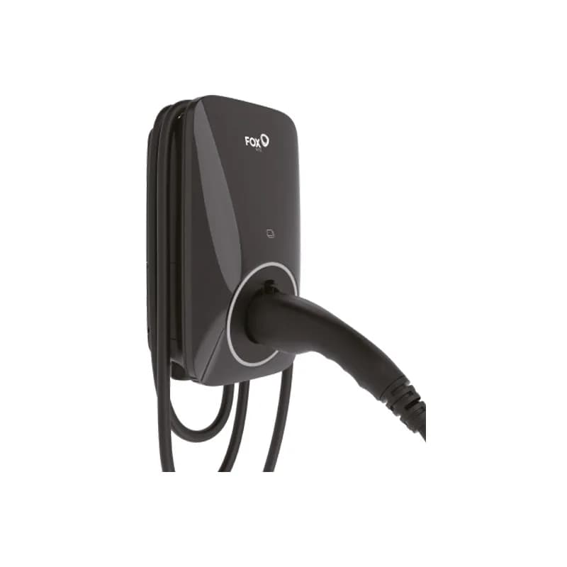 Ładowarka FoxESS EV Charger 22kW (czarna obudowa) RFID, Bluetooth, WIFI, LAN, OCPP, 4G, z kablem 6m