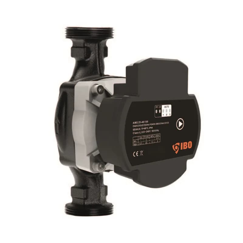AMG 25-80_180 PWM pompa obiegowa IBO ze śrubunkami oraz kablem PWM