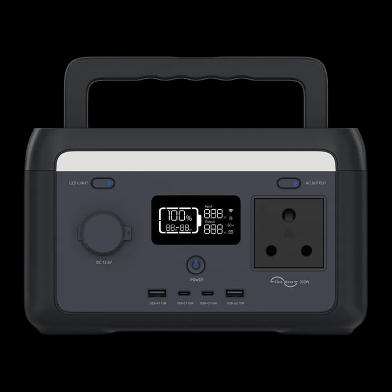 Hinen PS300 – tragbare Powerstation 300 W LiFePO4