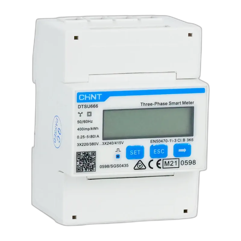 Deye Three Phase Energy Meter — three-phase DIN-rail energy meter