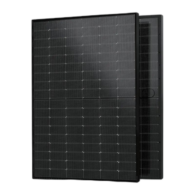 Hanersun HN21RN-54HT-500 - bifacial N-type, full black transparent — panel fotowoltaiczny 500 W N-TOPCon