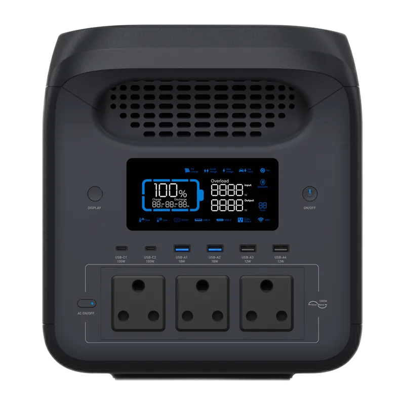 Hinen PS1800 — przenośna stacja zasilania 1800 W LiFePO4