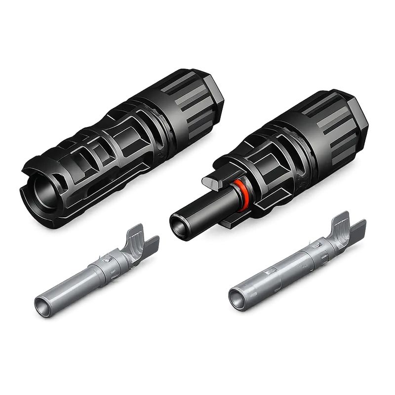 JKM-PV-JK03M2-10 - Złącze Jinko JK03M2, zestaw kompatybilny również z JK03M. Zestaw męski/żeński (M/F),